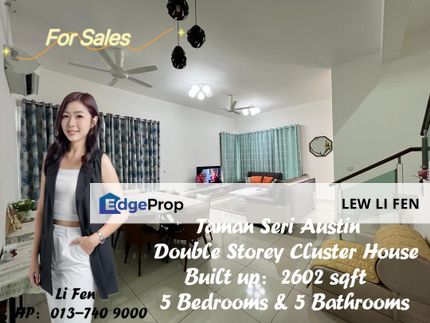 Seri Austin @ Double Storey Cluster House, Johor, Johor Bahru