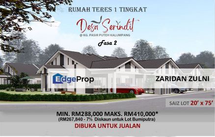 Single Storey Terrace Kg. Pasir Puteh Kalumpang , Selangor, Kerling