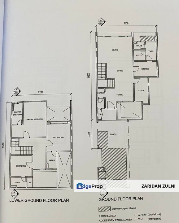 For Sale Sunway Montana Townhouse Desa Melawati, KL, Kuala Lumpur, Taman Melawati