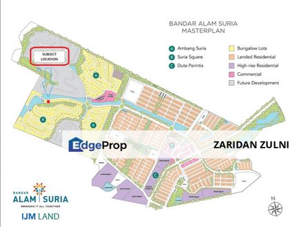 Bungalow Land Ambang Suria Alam Suria, Selangor, Bandar Puncak Alam