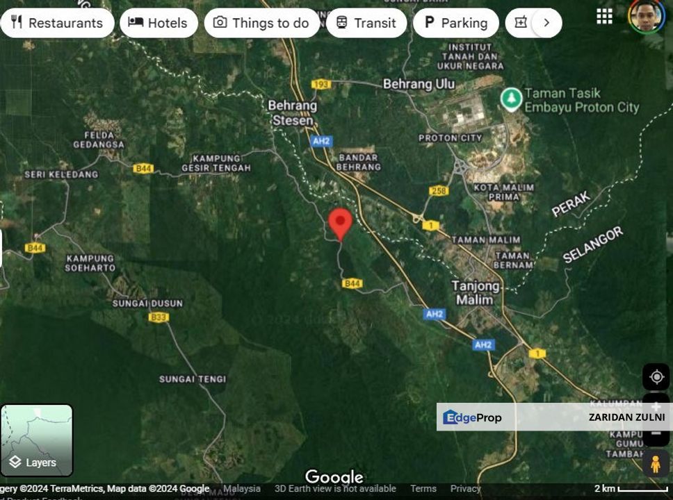 9 Acre Residential Land Ulu Bernam, Selangor, Kerling