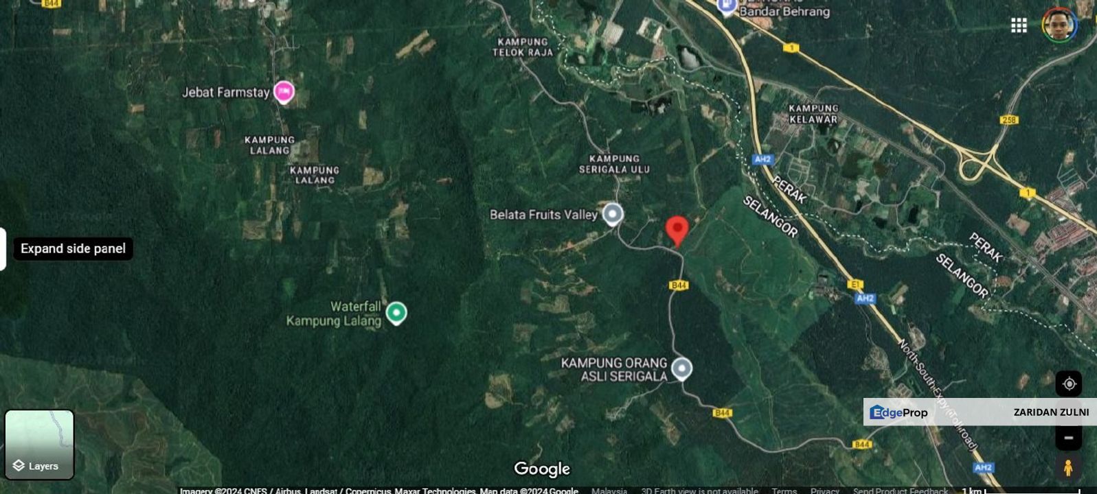 9 Acre Residential Land Ulu Bernam, Selangor, Kerling
