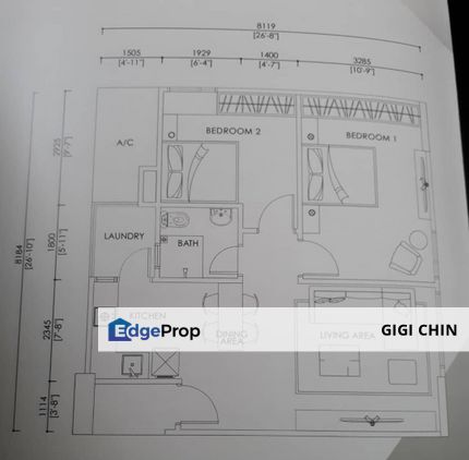 Town area, Studio unit for sales, Penang, Jelutong