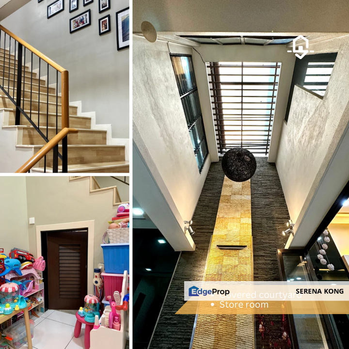 Fully Furnished & Renovated Mulberry Grove Denai Alam 2 Storey Link House for SALE!, Selangor, Shah Alam