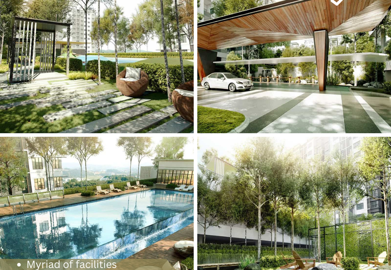 Brand New Corner Unit Completed with Partial Furnished! Embayu Damansara West Subang 2 Condo for SALE!!