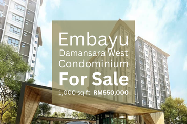 Brand New Corner Unit Completed with Partial Furnished! Embayu Damansara West Subang 2 Condo for SALE!!
