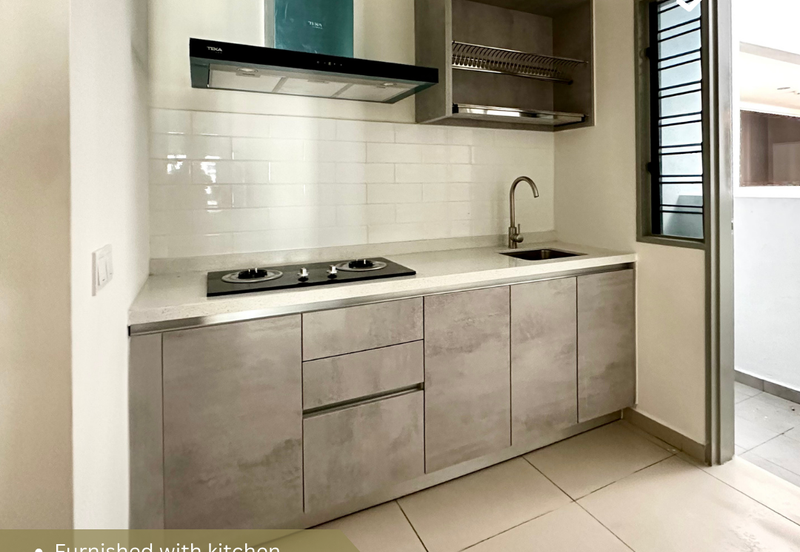 Brand New Corner Unit Completed with Partial Furnished! Embayu Damansara West Subang 2 Condo for SALE!!