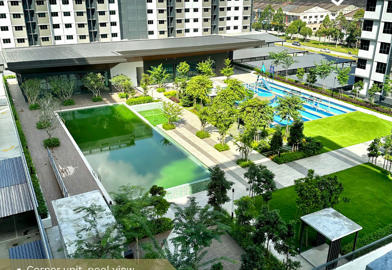 Brand New Corner Unit Completed with Partial Furnished! Embayu Damansara West Subang 2 Condo for SALE!!