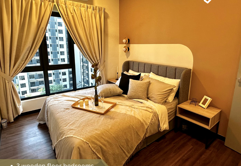 📣 Special Offer Month!! Brand New Corner Unit Completed with Partial Furnished! Embayu Damansara West Condominium for SALE!!