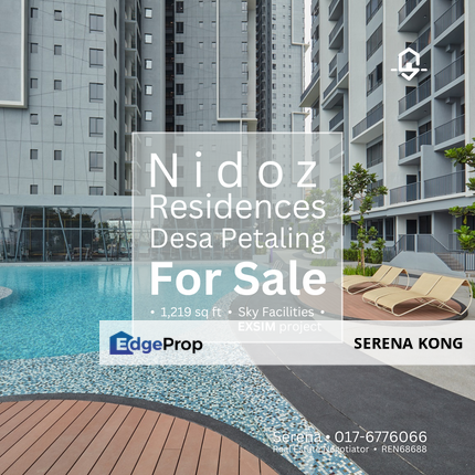 📣 Partial Furnished Nidoz Residences Desa Petaling Condominium for SALE!, Kuala Lumpur, Desa Petaling