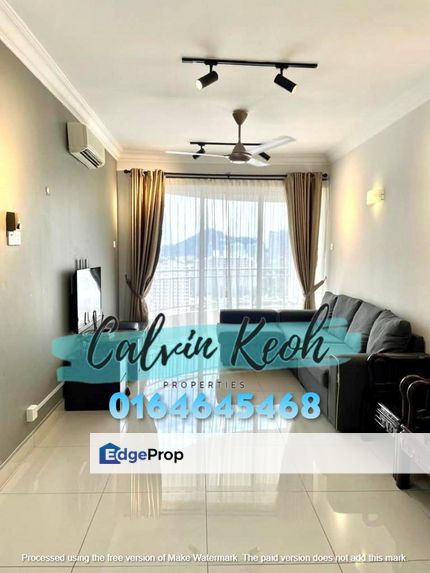 Gurney Park Condo Fully Renovated Furnished 1 Car Park High Floor, Penang, Persiaran Gurney