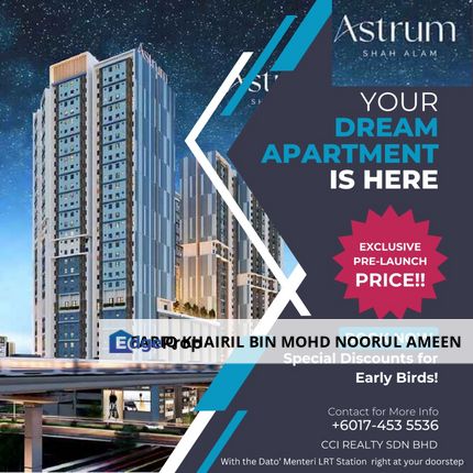 Astrum Shah Alam A New Era Apartment Early Bird Promotions, Selangor, Shah Alam