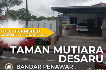 SEMI-D CORNER TANAH LUAS(FULLY FURNISHED)- DESARU WATERPARK / PANTAI DESARU / BALAU / BATU LAYAR