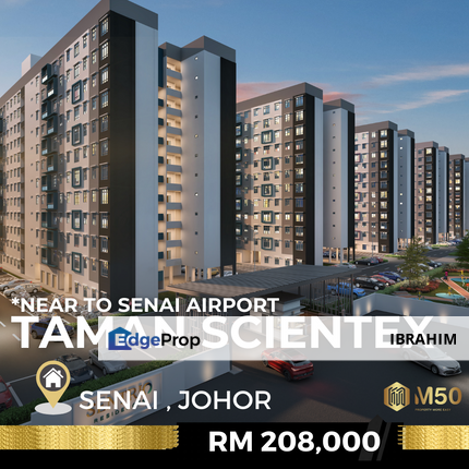 NEW SENAI APARTMENT NEAR TO HIGHWAY & SENAI AIRPORT, Johor, Senai