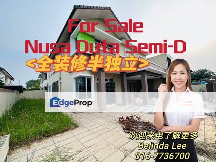 For Sale Nusa Duta Semi-D House , Johor, Johor Bahru