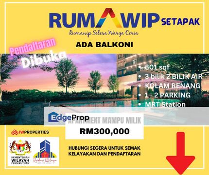 Residensi Max 2 Setapak Kuala Lumpur Condo Mampu Milik, Kuala Lumpur, Setapak