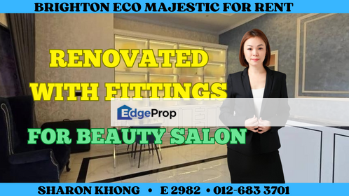 Eco Majestic ground floor shop fully renovated , Selangor, Semenyih