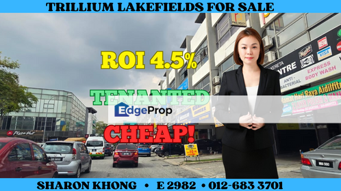 Super cheap three sty shoplot at Trillium , Kuala Lumpur, Sungai Besi