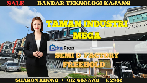 Limited semi d factory only one unit , Selangor, Semenyih