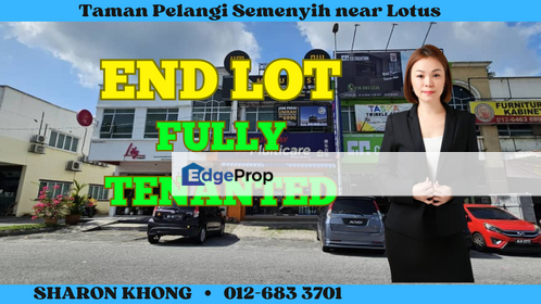 End lot 2 storey shoplot Near Lotus Semenyih , Selangor, Semenyih