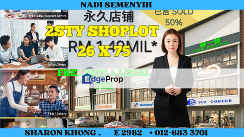 New shoplot next to Eco Majestic , Selangor, Semenyih