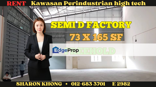 Semi detached Factory at hi tech 7 for sale , Selangor, Semenyih