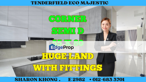 Limited corner Semi D at Eco Majestic Tenderfield , Selangor, Semenyih