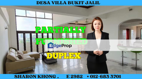 Duplex penthouse for rent at desa villa taman desa , Kuala Lumpur, Taman Desa 