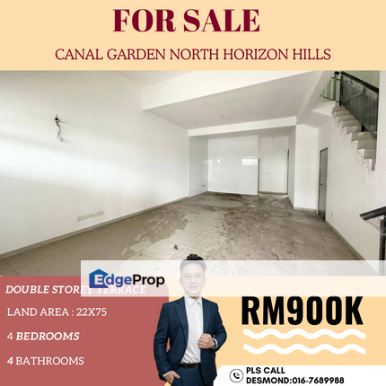 Canal Garden North Horizon Hills/2 Storey, Johor, 