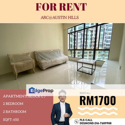 Arc/Austin Hill/For Rent, Johor, Johor Bahru