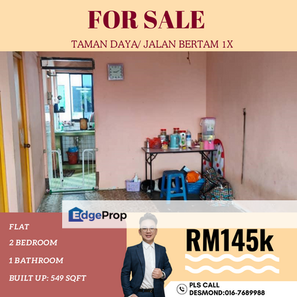 Flat/Taman Daya/Jalan Bertam 1x, Johor, Johor Bahru