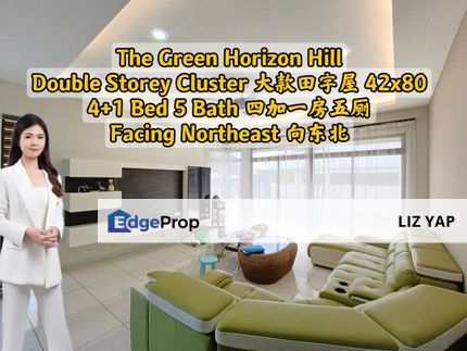 Double Storey cluster 41x80 Horizon Hill for sale, Johor, 