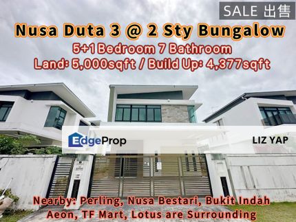 Nusa Duta 3 / Double Storey Bungalow House / Bukit Indah Perling Nusa Bestari Casa Amira , Johor, Johor Bahru