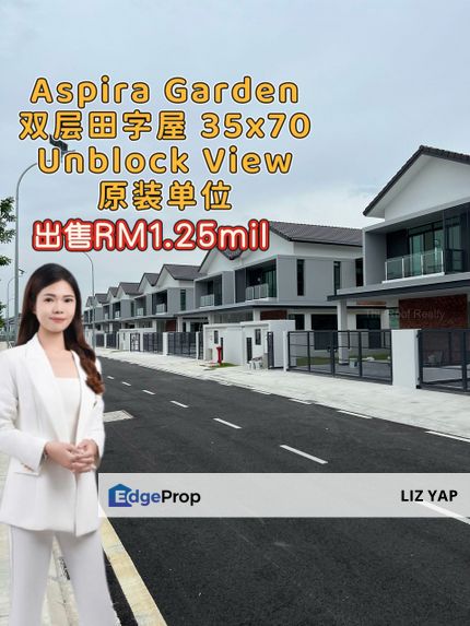 Double Storey Cluster Aspira Garden Leisure Farm Tuas, Johor, Gelang Patah