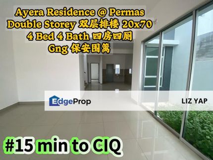 Double storey terrace house in ayera residences nearby permas, Johor, Masai