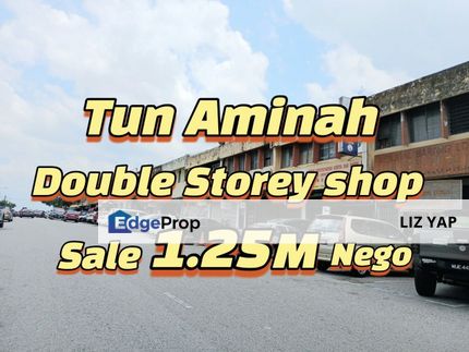 Double storey shoplot in Tun Aminah Jalan Pahlawan 2, Johor, Skudai