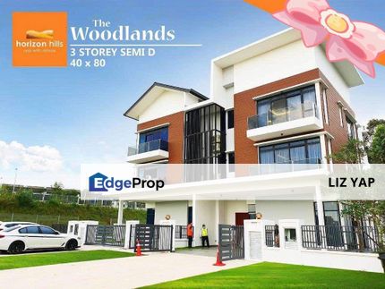 Three storey semi-d house in The Woodlands Horizon Hilss, Johor, Gelang Patah