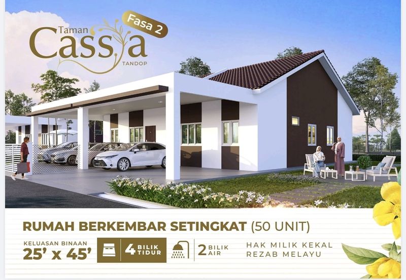 Semi Detached Taman Cassia Fasa II For Sale in Alor Setar