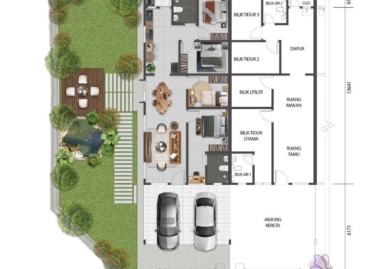 For Sale Terrace at Taman Wawasan Kota Sarang Semut For Sale