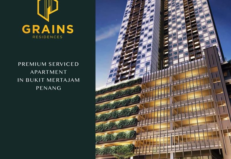 New Project Condominium Grains Residences  FREEHOLD at Bandar Perda Pulau Pinang for Sale [ 8% REBATE ]