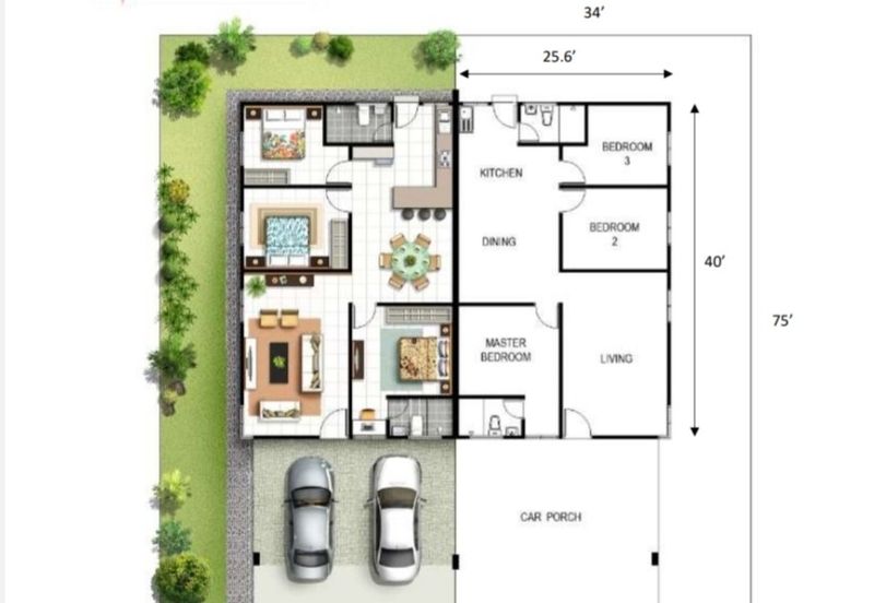 Projek Baru Semi D Taman Indah, Jeniang For Sales