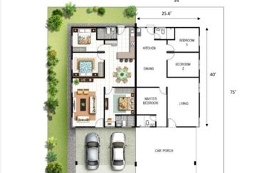 Projek Baru Semi D Taman Indah, Jeniang For Sales