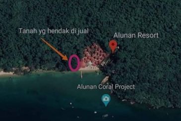 Land For Sale in Pulau Perhentian Kecil, Terengganu