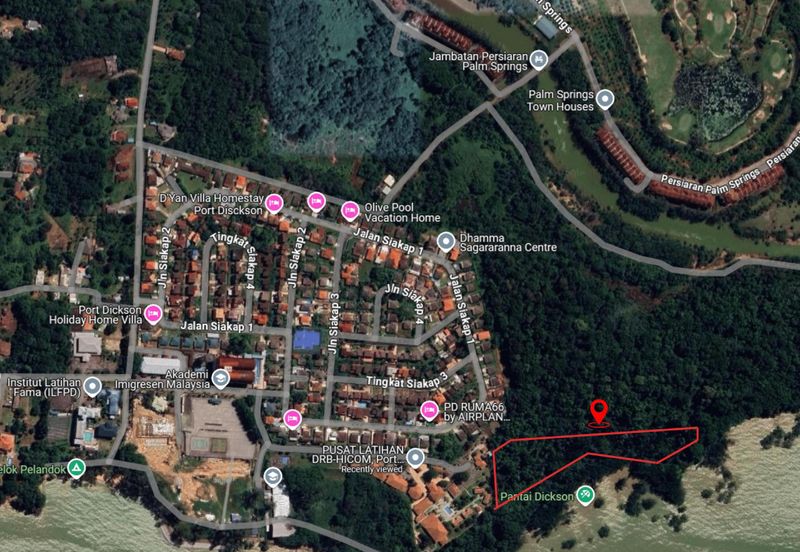 5 Acre of Land (Beach Front) Port Dickson For Sale