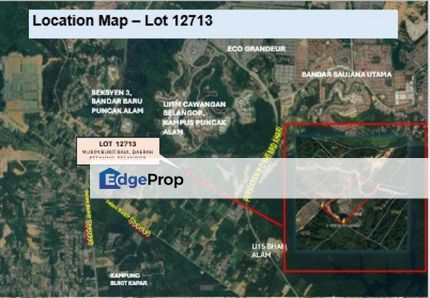 Bukit Cherakah Shah Alam Agriculture Land For Sale, Selangor, Shah Alam