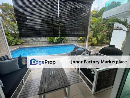 Bungalow House with Grand Swimming Pool East Ledang Melody Park Freehold Super Good Deal Unit, Johor, East Ledang