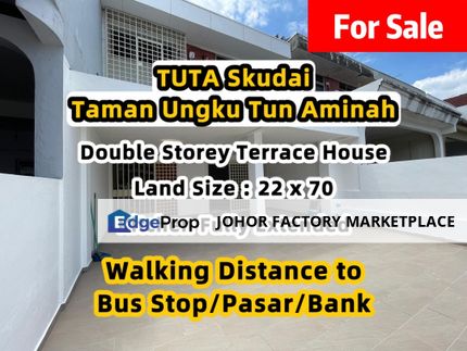 Skudai TUTA Tun Aminah Double Storey Terrace House Kitchen Fully Extended, Johor, Skudai