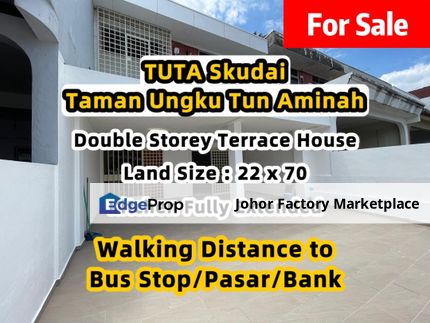 Skudai TUTA Tun Aminah Double Storey Terrace House Kitchen Fully Extended, Johor, Skudai