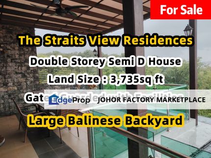 Permas Jaya The Straits View Residence Renovated Semi D House For Sale, Johor, Permas Jaya/Senibong