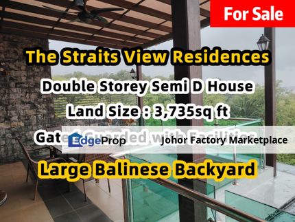 Permas Jaya The Straits View Residence Renovated Semi D House For Sale, Johor, Permas Jaya/Senibong